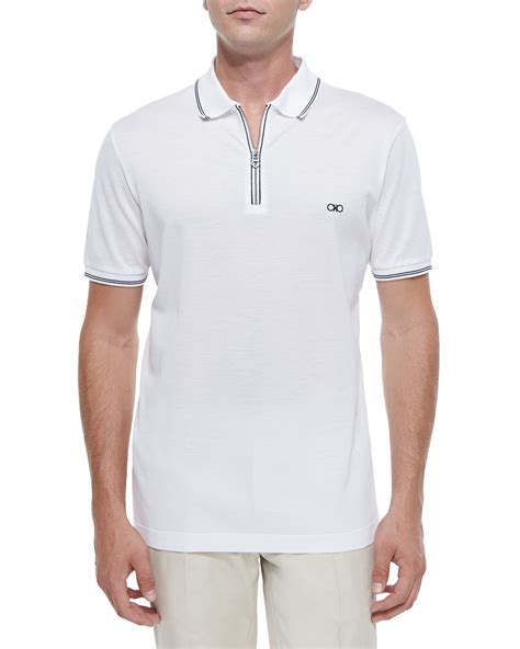 ferragamo polo men|ferragamo men's polo shirts.